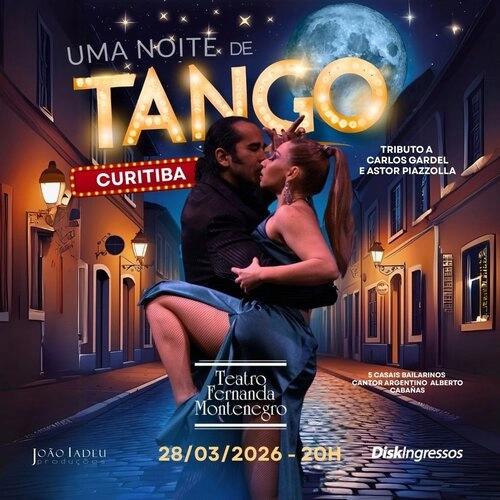 Uma Noite de Tango em Curitiba: paixão, histórias e homenagem a Gardel e Piazzolla - Cover Image
