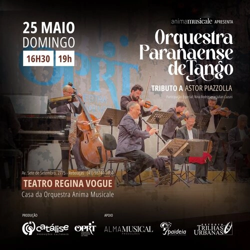 Orquestra Paranaense de Tango apresenta: Tributo a Astor Piazzolla - Cover Image
