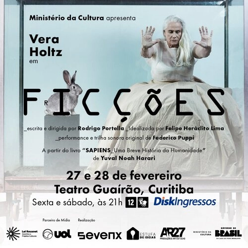 Espetáculo Ficções, com Vera Holtz, retorna a Curitiba após sucesso no Brasil e em Portugal - Cover Image