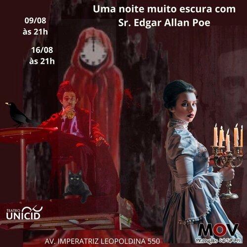 Uma Noite Muito Escura Com o Sr Edgar Allan Poe - Cover Image