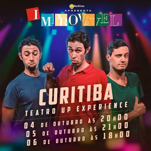 Improvisação e Humor ao Vivo: Improvável pela Cia. Barbixas - Cover Image