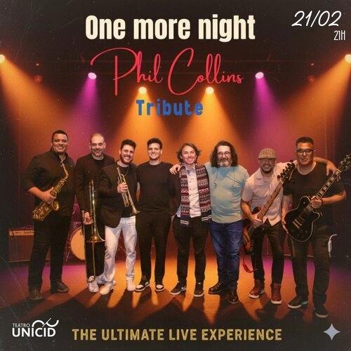One More Night – Tributo a Phil Collins leva clássicos do rock e pop ao Teatro Unicid - Cover Image