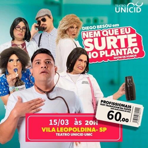 Diego Besou em São Paulo | Nem que eu surte no Plantão! - Cover Image