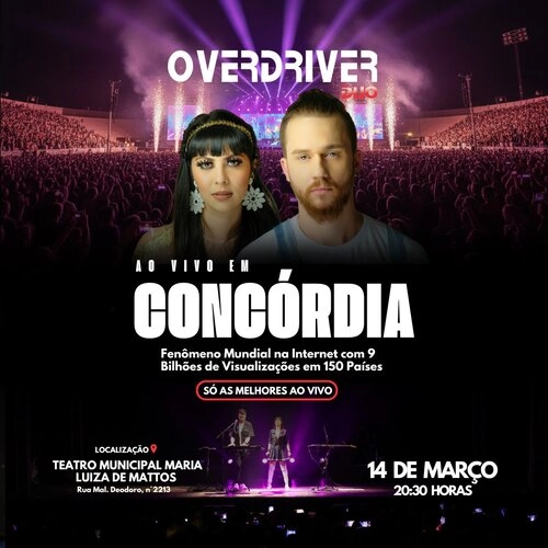 Overdriver Duo: a revolução musical ao vivo em Concórdia - Cover Image