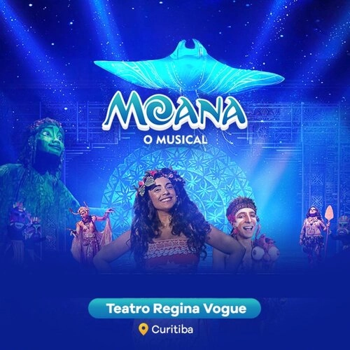 Moana – O Musical no Teatro Regina Vogue (Shopping Estação) - Cover Image
