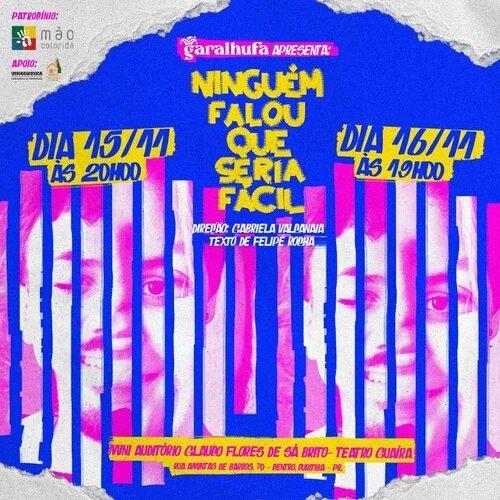 NINGUÉM FALOU QUE SERIA FÁCIL - Cover Image