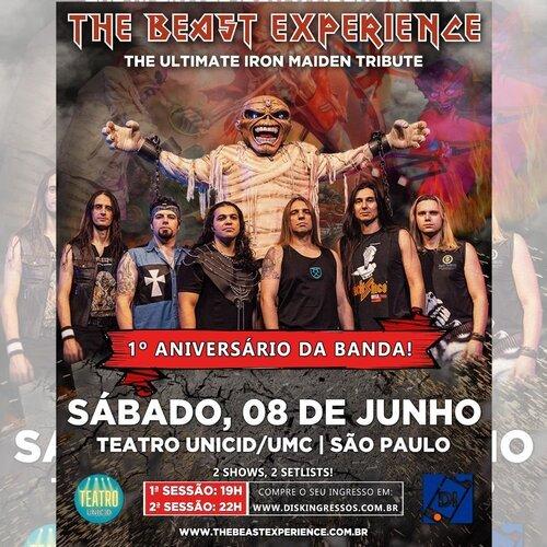 The Beast Experience - Ultimate Iron Maiden Tribute no Teatro UNICID - Cover Image