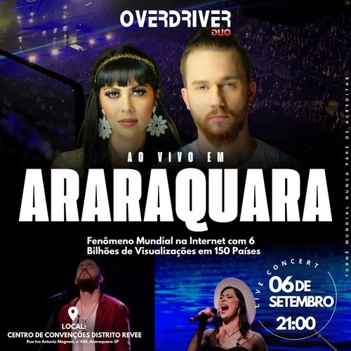 Overdriver Duo comemora 10 anos de carreira com show eletrizante em Araraquara - Cover Image