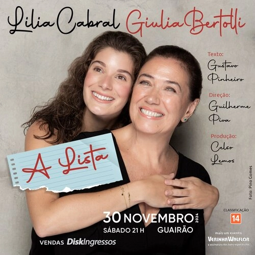 Lilia Cabral e Giulia Bertolli em 