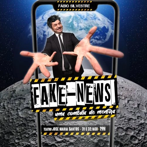 FAKE NEWS - A Comédia: Mentiras e Humor no Palco - Cover Image