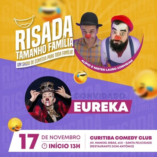 Risada Tamanho Família no Curitiba Comedy Club - Cover Image