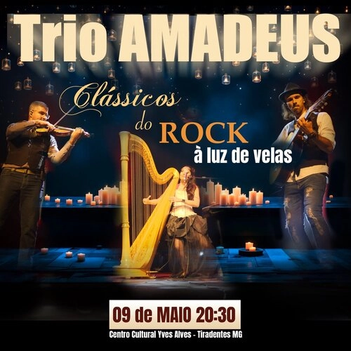 Trio Amadeus – Clássicos do Rock à Luz de Velas - Cover Image