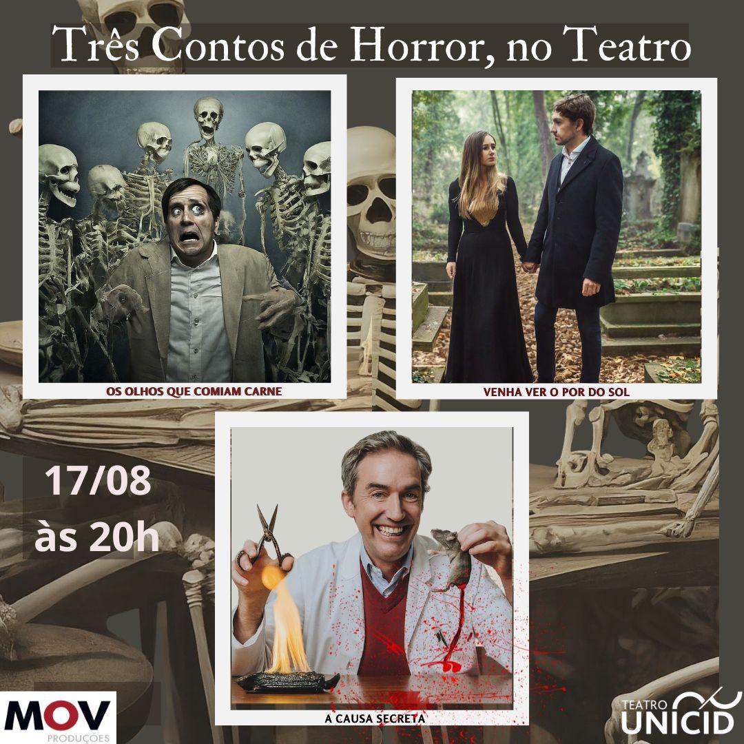 Três Contos de Horror - Uma Noite Clássica no Teatro UNICID          - Cover Image